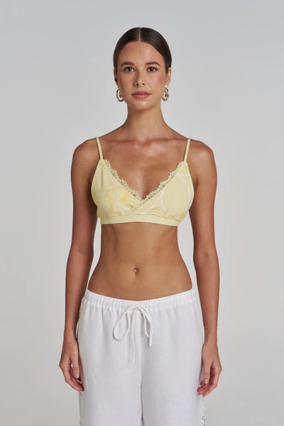 Cross Me Bralette MAGNOLIA