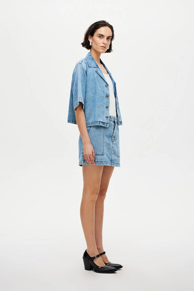 Mercer Mini Skirt RADIO LIGHT VINTAGE INDIGO