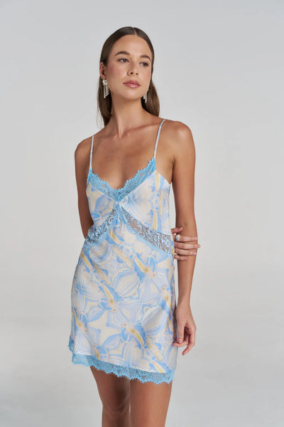 Siren Lace Mini Dress ORCHID PRISM