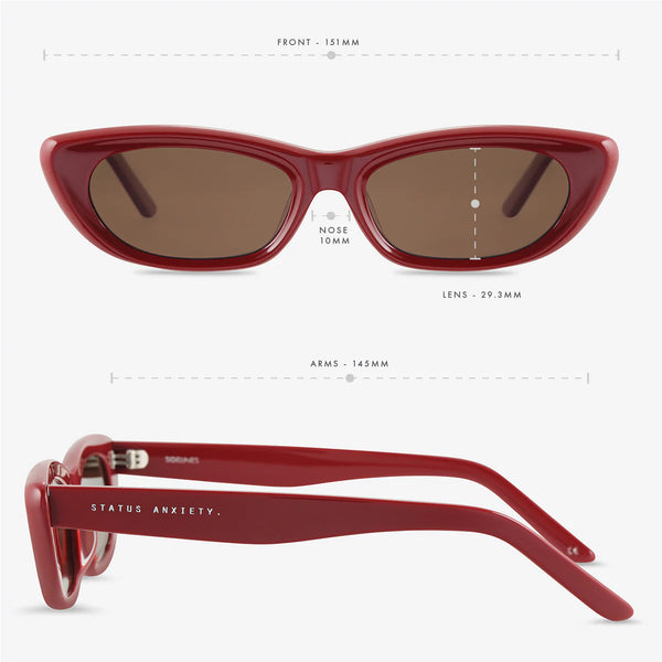 Sidelines Sunglasses CHERRY