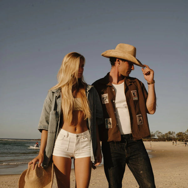 Duke Straw Raffia Cowboy Hat