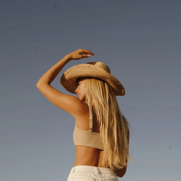 Duke Straw Raffia Cowboy Hat