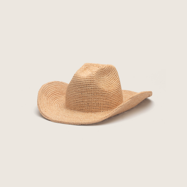 Duke Straw Raffia Cowboy Hat