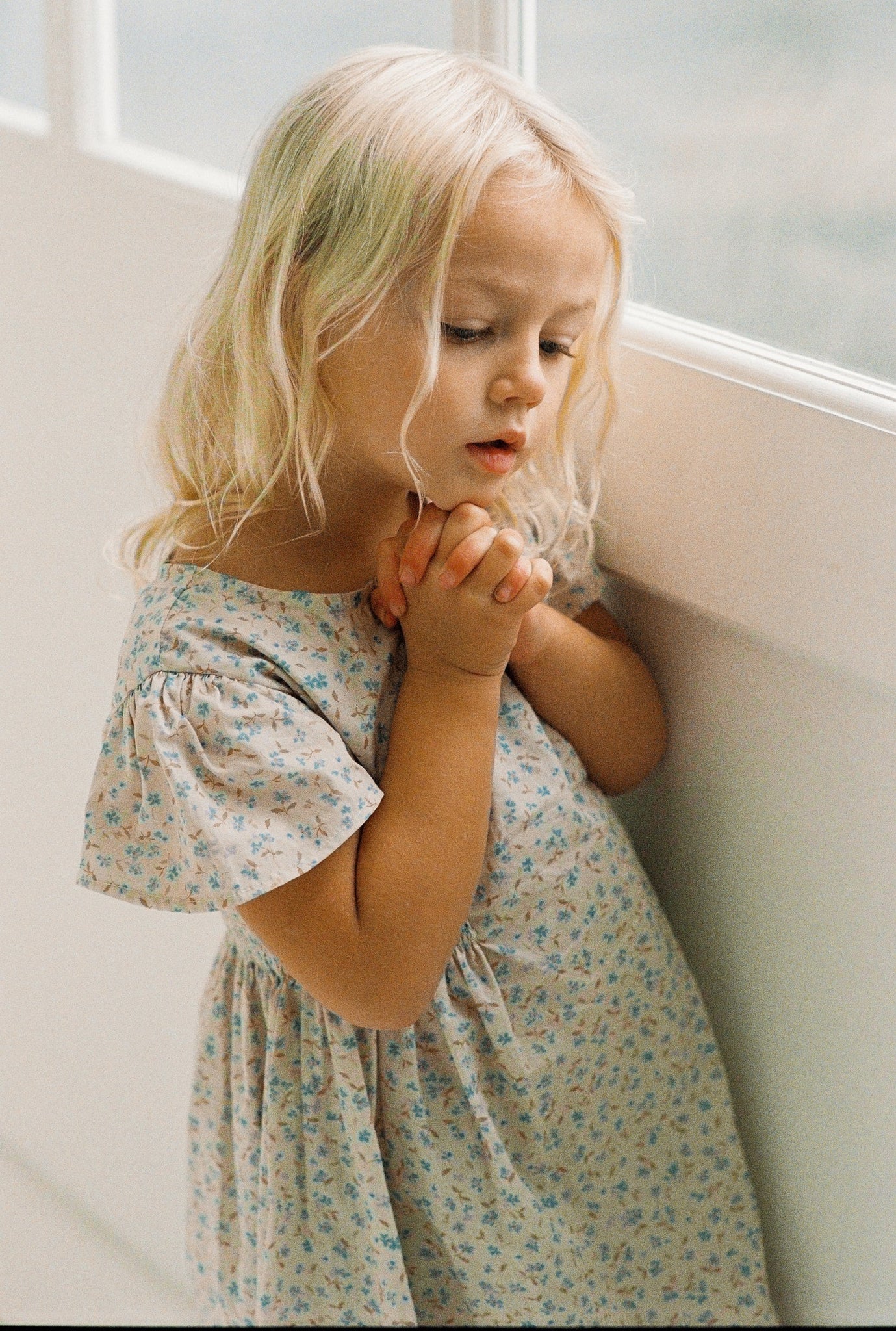 Blossom Dress INDIGO BLOOM PRINT
