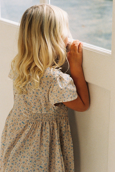 Blossom Dress INDIGO BLOOM PRINT