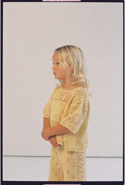 Filet Crochet Top BUTTER