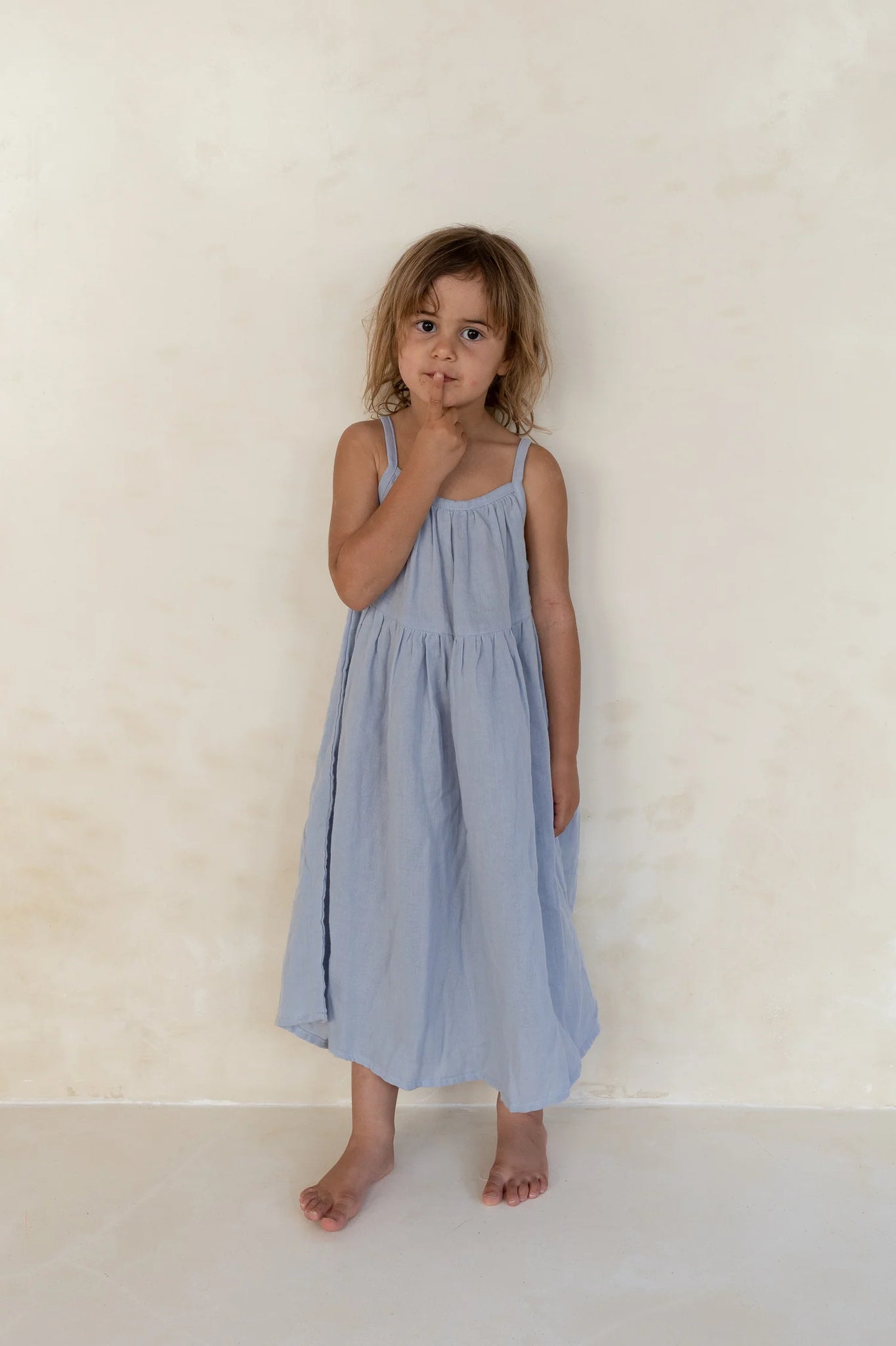 Darcy Dress PALE INDIGO