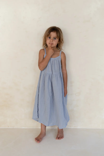 Darcy Dress PALE INDIGO