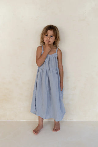 Darcy Dress PALE INDIGO
