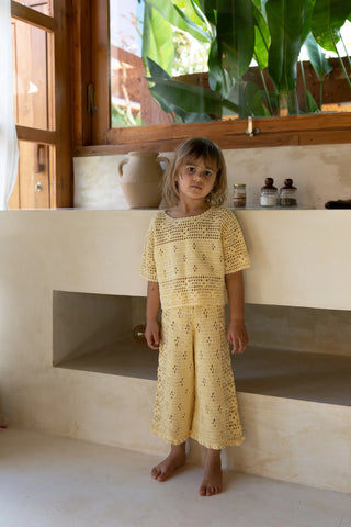 Filet Crochet Top BUTTER