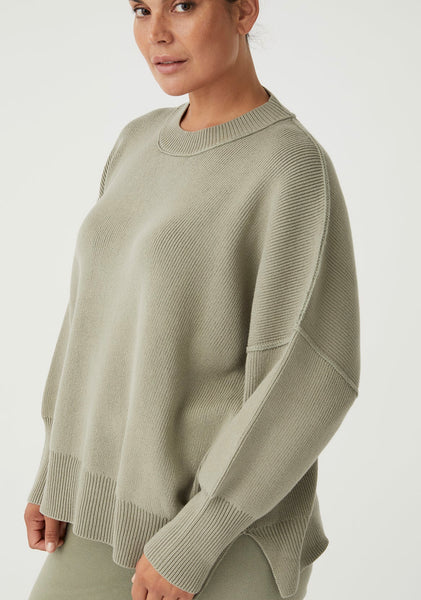 Harper Organic Knit Sweater SAGE