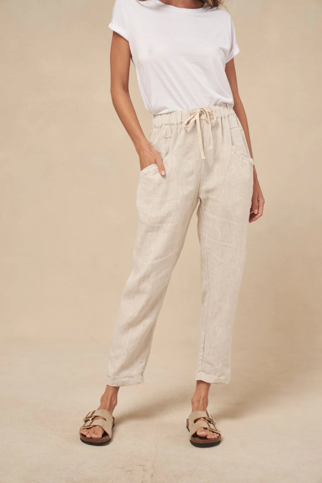 Luxe Linen Pants BLACK or NATURAL