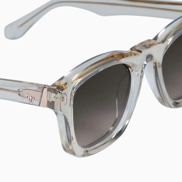 Solomon CHAMPAGNE w ROSE GOLD METAL TRIM/BROWN GRADIENT LENS