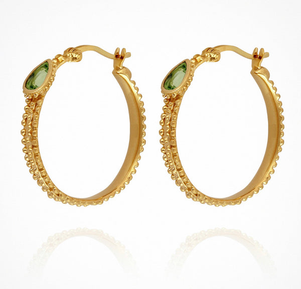 Gigi Hoop Earrings GOLD VERMEIL