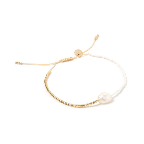 Matilda Bracelet Pearl/Glass Bead WHITE