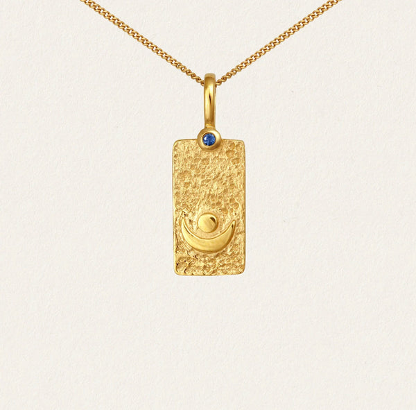 Ayla Moon Necklace GOLD