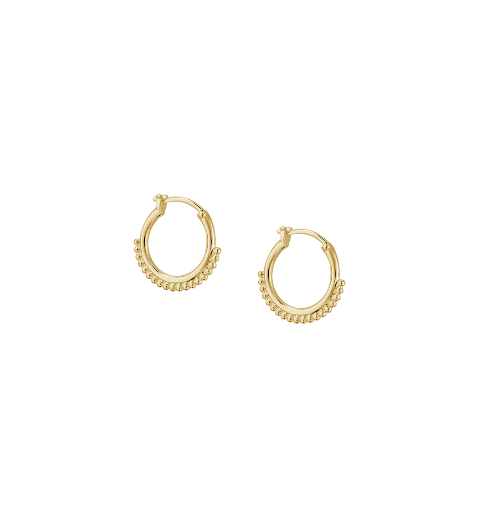 Detail Hoop Earrings 18K GOLD PLATED (SET)