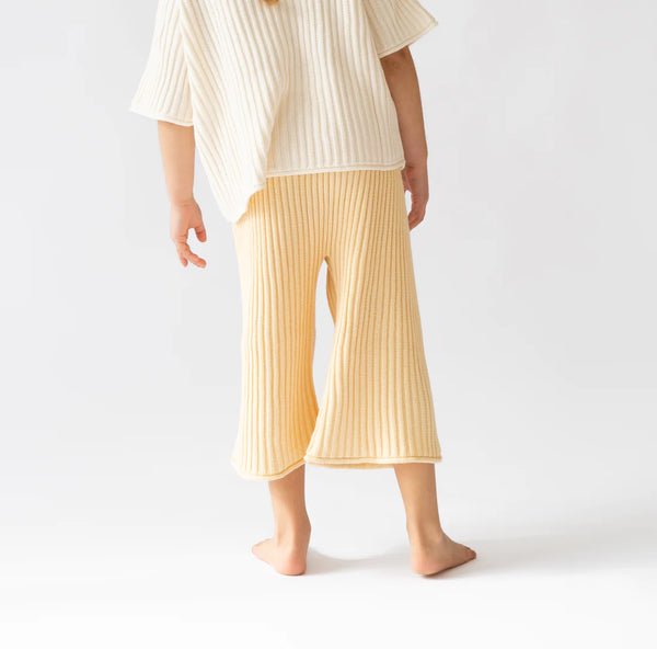 Essential Ribbed Knit Pants BUTTER